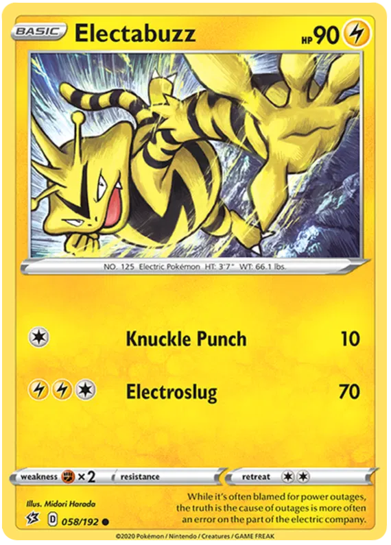 Electabuzz - Rebel Clash #58