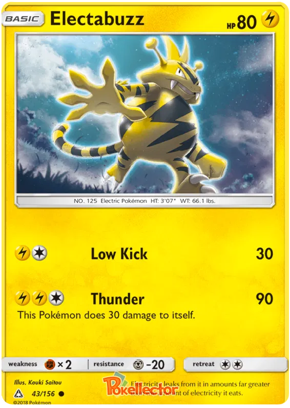 Electabuzz - Ultra Prism #43