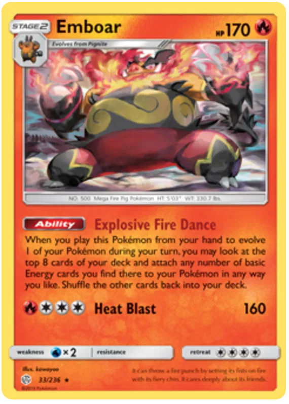 Emboar - Cosmic Eclipse #33