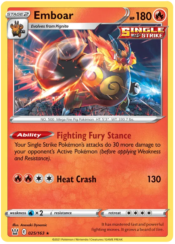 Emboar - Battle Styles #25