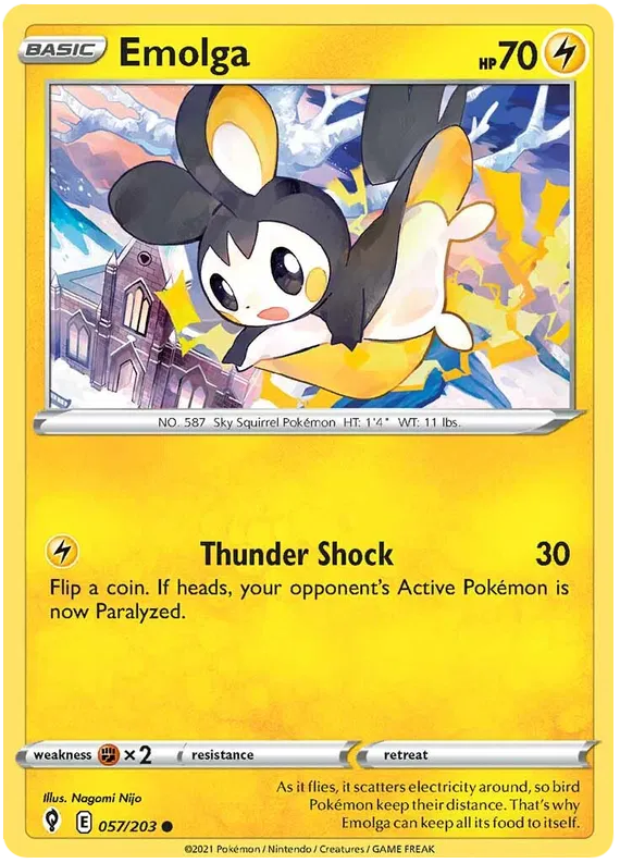 Emolga - Evolving Skies #57