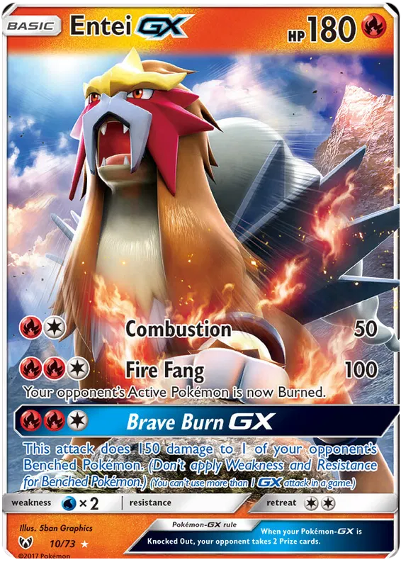 Entei GX - Shining Legends #10