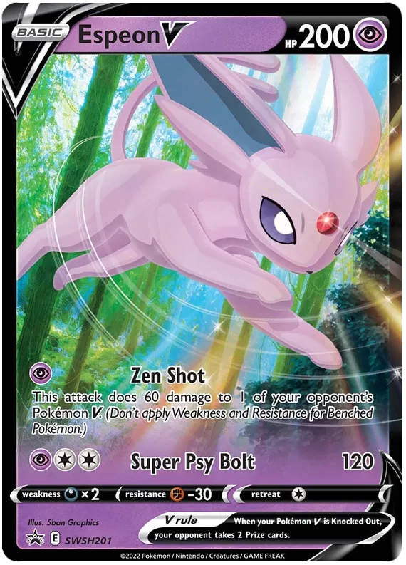 Espeon V - Sword & Shield Promos #201