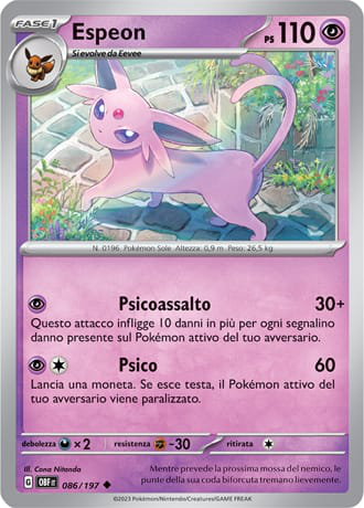 Espeon - Ossidiana Infuocata #86