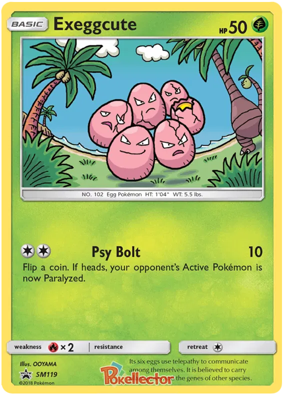 Exeggcute - Sun & Moon Promos #119