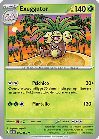 Exeggutor - Scarlatto & Violetto - 151 #103