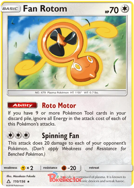 Fan Rotom - Ultra Prism #110