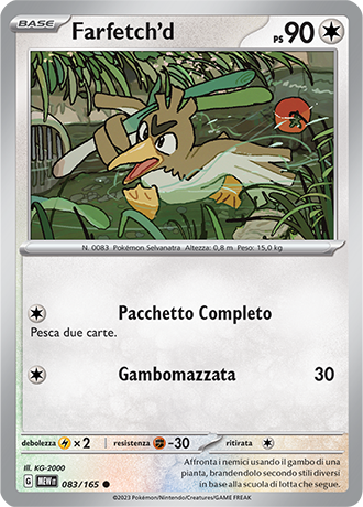 Farfetch'd - Scarlatto & Violetto - 151 #83