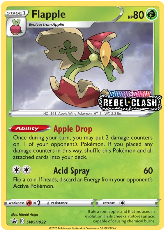 Flapple - Sword & Shield Promos #22