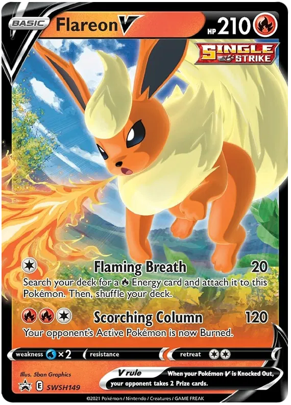 Flareon V - Sword & Shield Promos #149