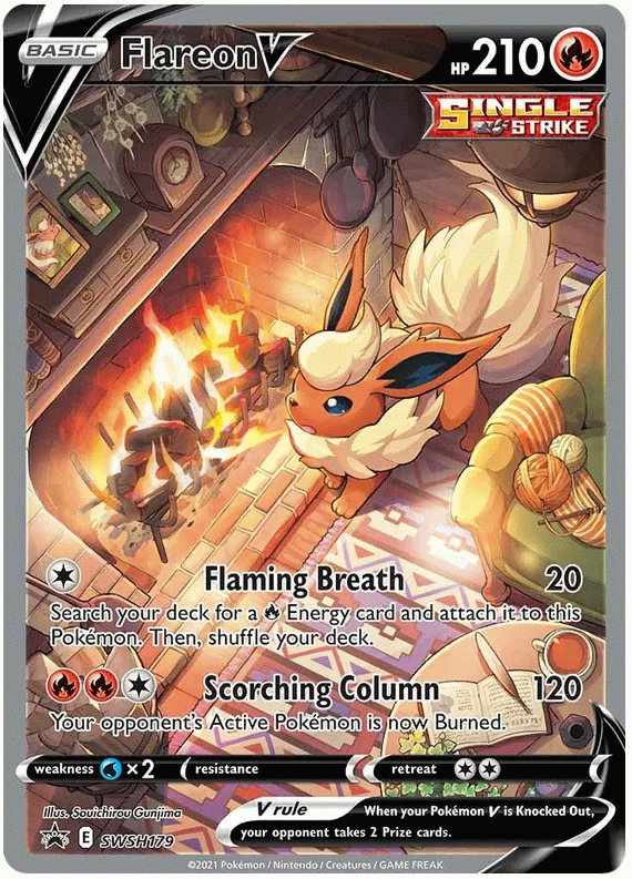 Flareon V - Sword & Shield Promos #179