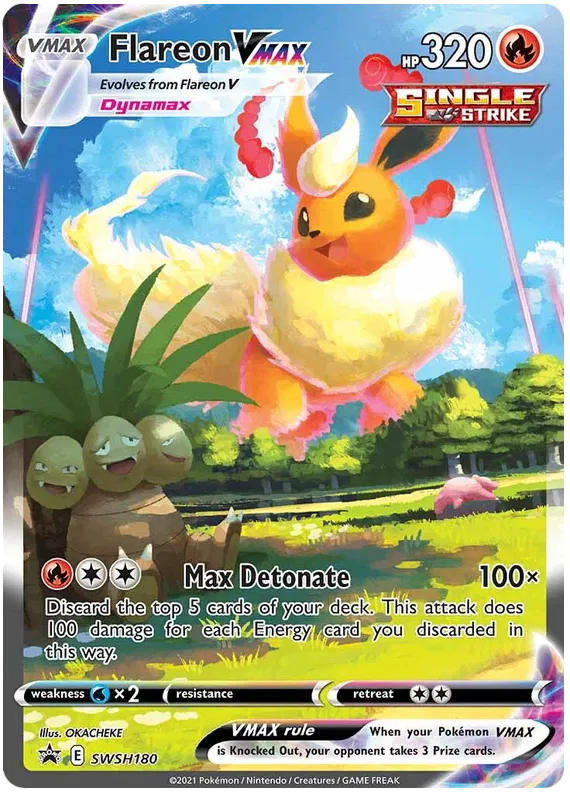 Flareon VMAX - Sword & Shield Promos #180