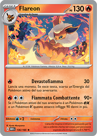 Flareon - Scarlatto & Violetto - 151 #136