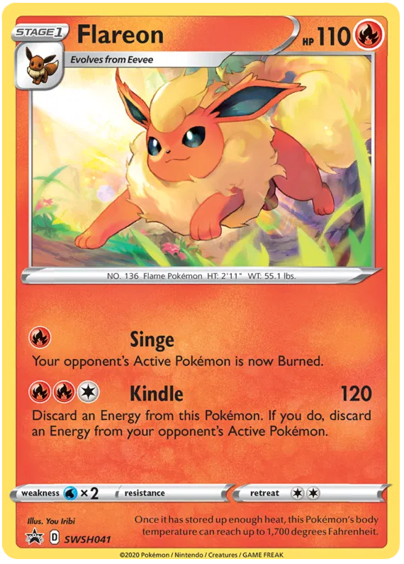 Flareon - Sword & Shield Promos #41