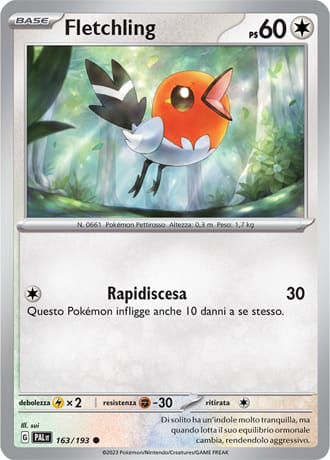 Fletchling - Evoluzioni A Paldea	 #163