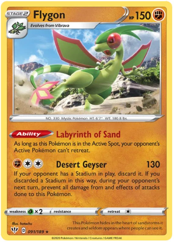 Flygon - Darkness Ablaze #91