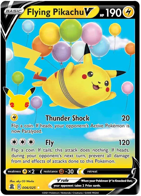 Flying Pikachu V - Celebrations #6