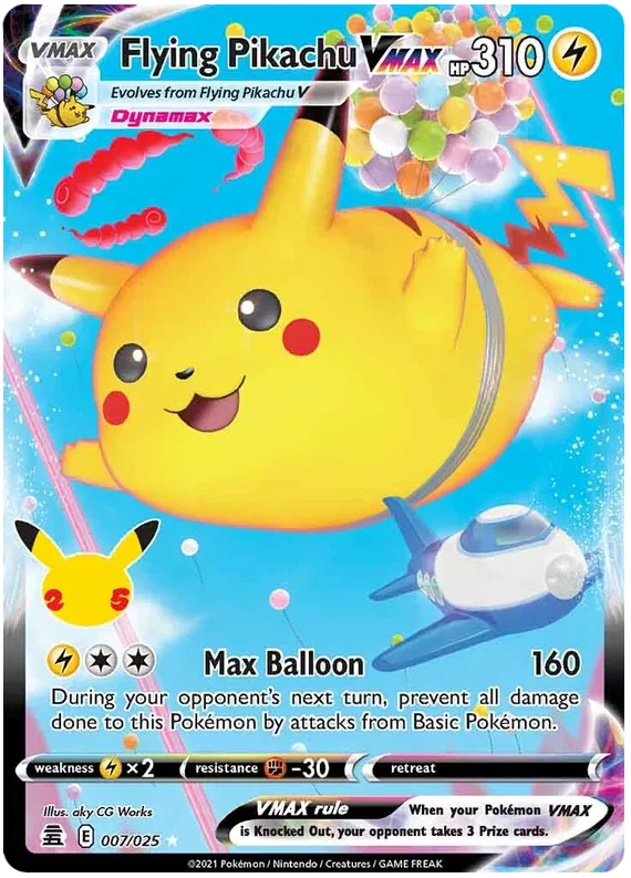 Flying Pikachu VMAX - Celebrations #7