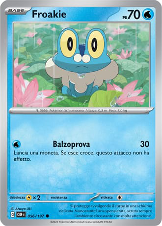 Froakie - Ossidiana Infuocata #56