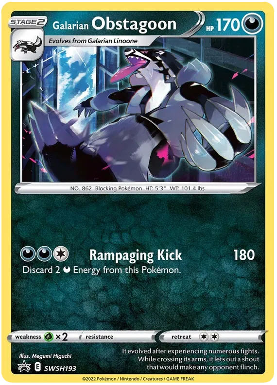 Galarian Obstagoon - Sword & Shield Promos #193