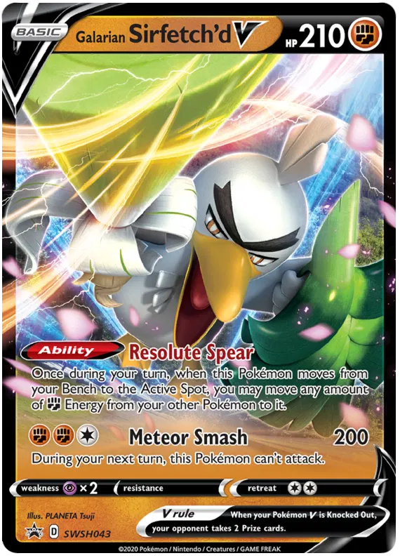 Galarian Sirfetch'd V - Sword & Shield Promos #43