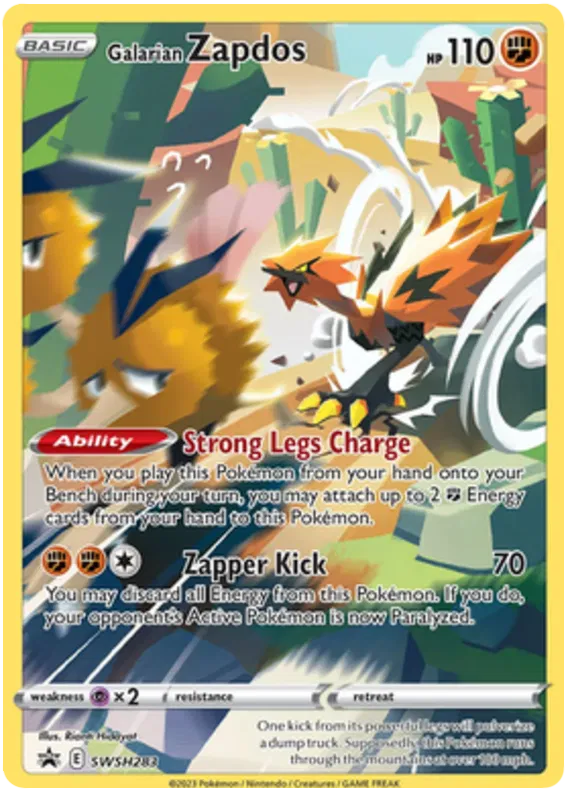 Galarian Zapdos - Sword & Shield Promos #283