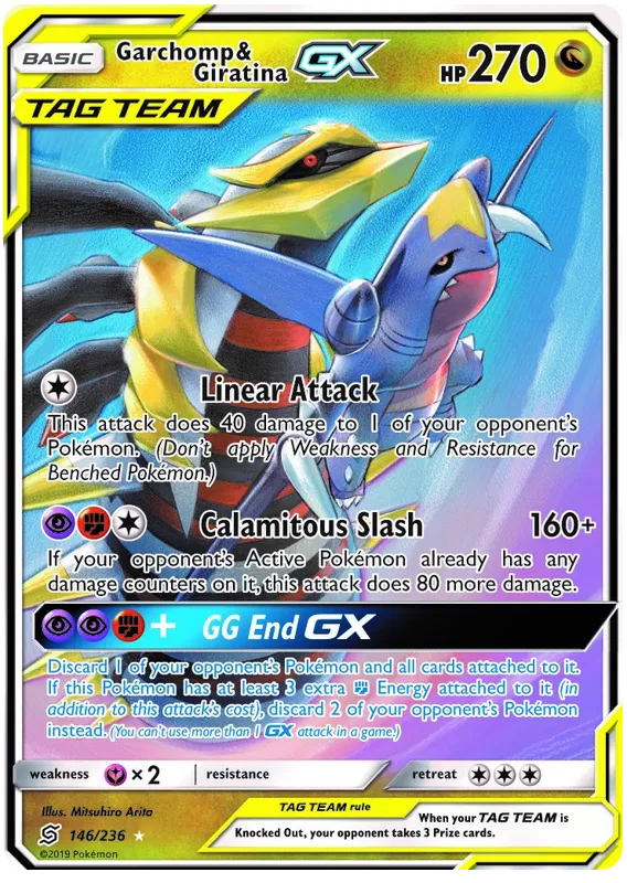 Garchomp & Giratina GX - Unified Minds #146