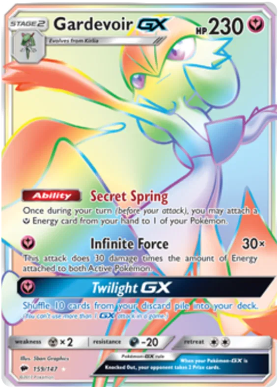 Gardevoir GX - Burning Shadows #159