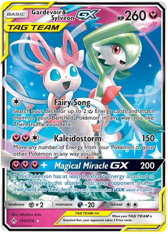 Gardevoir & Sylveon GX - Unbroken Bonds #130