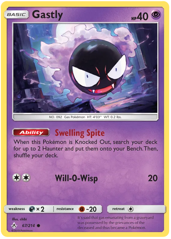 Gastly - Unbroken Bonds #67