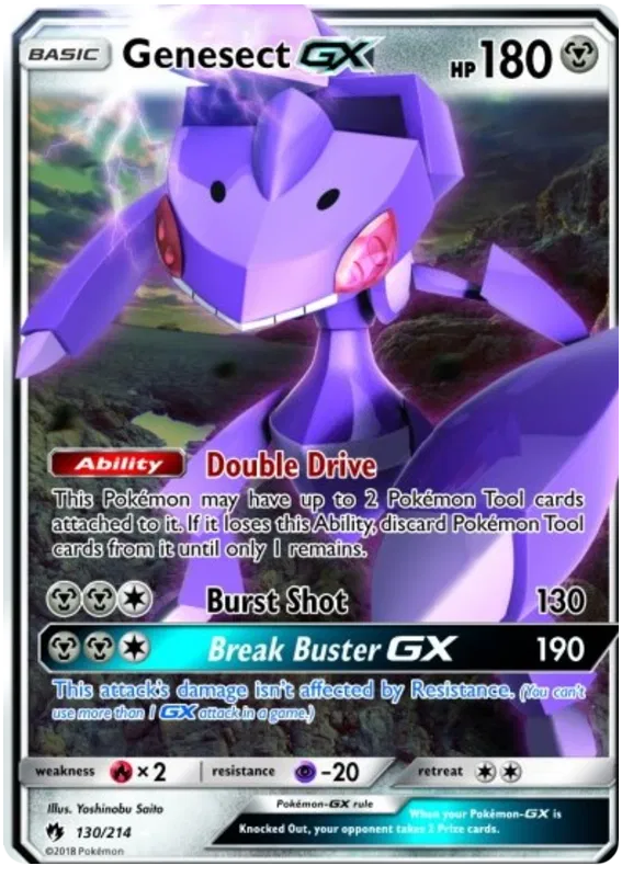 Genesect GX - Lost Thunder #130