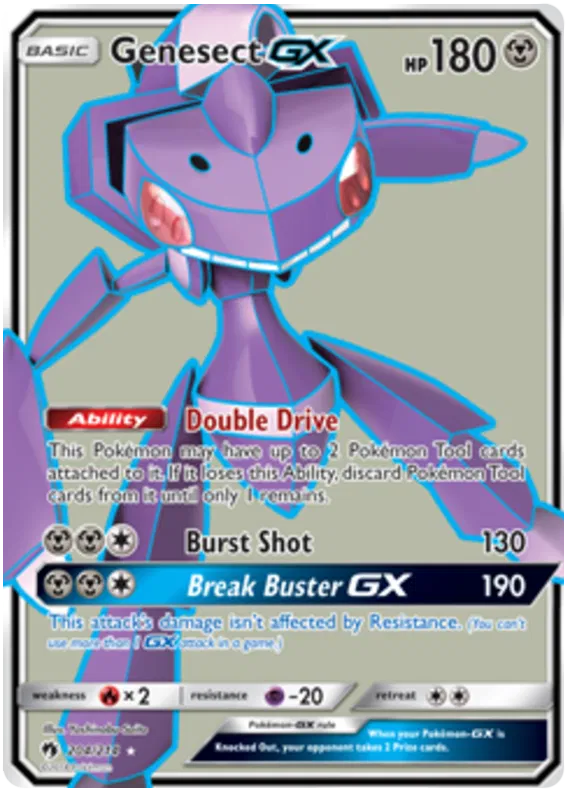 Genesect GX - Lost Thunder #204