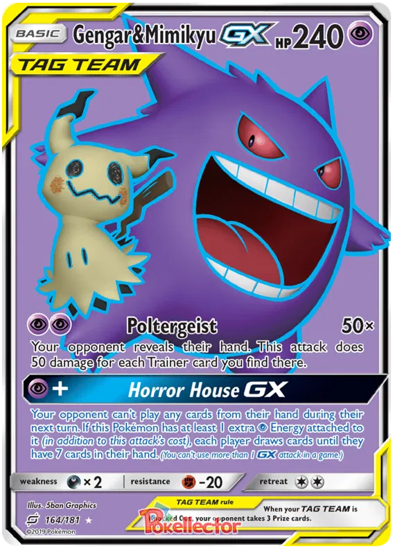 Gengar & Mimikyu GX - Team Up #164