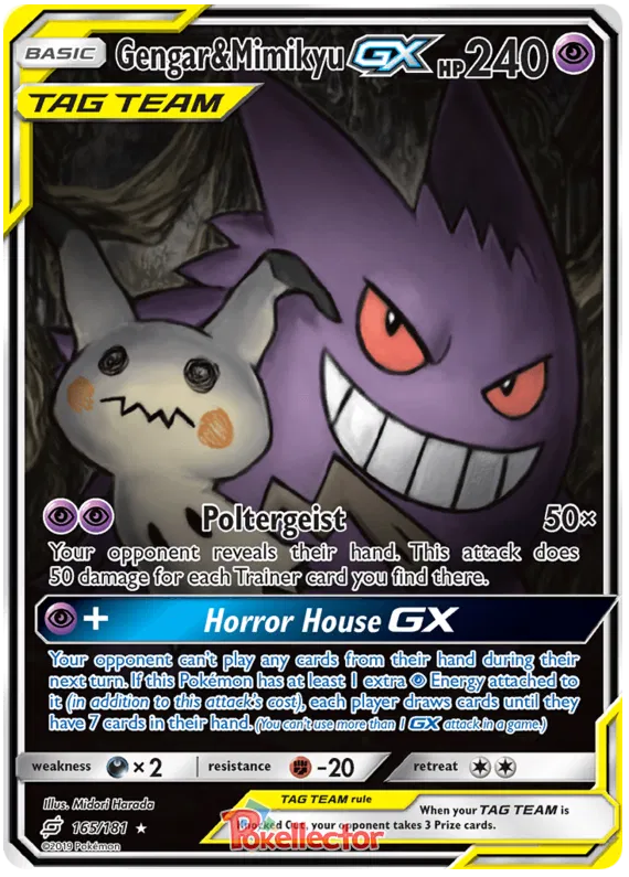 Gengar & Mimikyu GX - Team Up #165