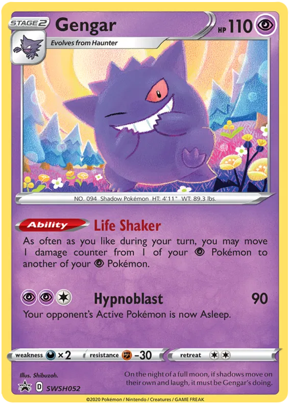 Gengar - Sword & Shield Promos #52