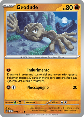 Geodude - Scarlatto & Violetto - 151 #74