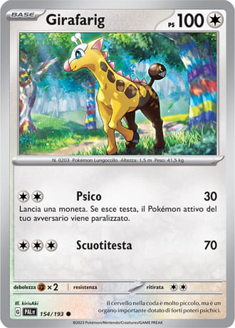 Girafarig - Evoluzioni A Paldea	 #154