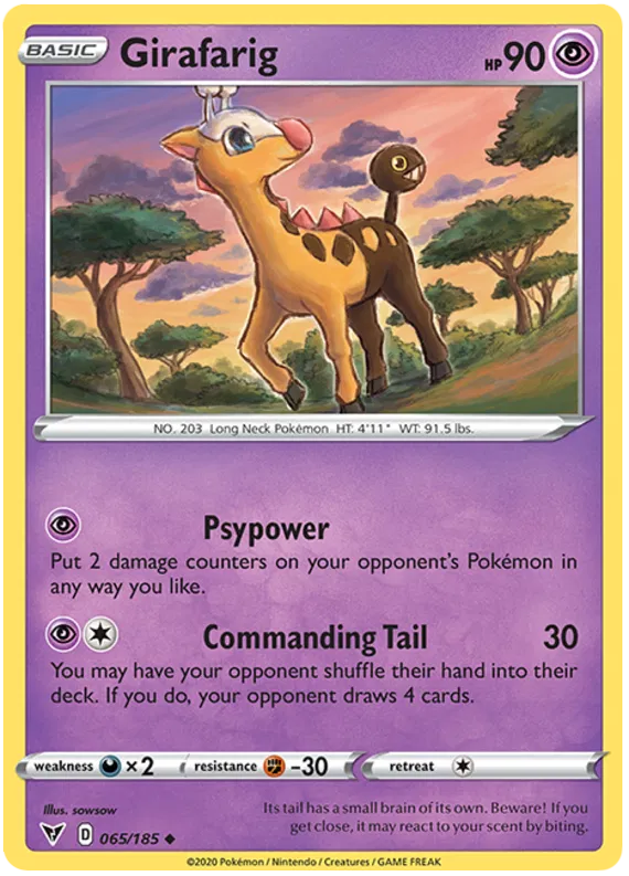 Girafarig - Vivid Voltage #65