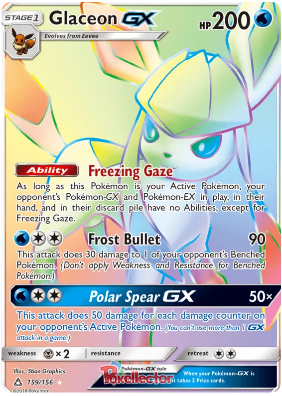 Glaceon GX - Ultra Prism #159