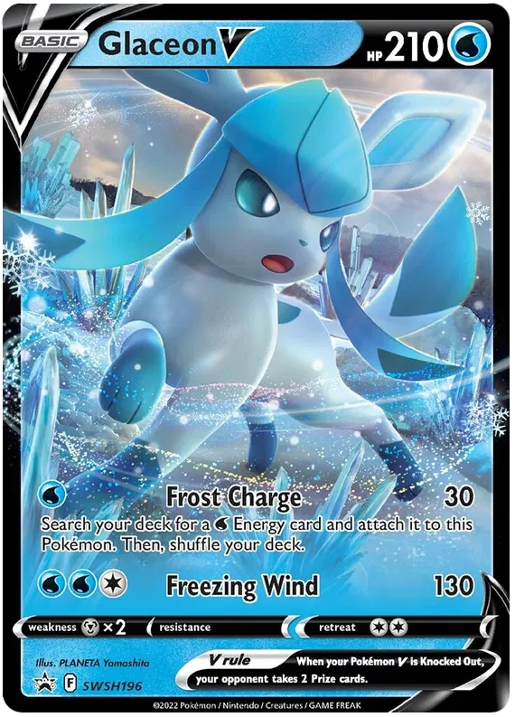 Glaceon V - Sword & Shield Promos #196