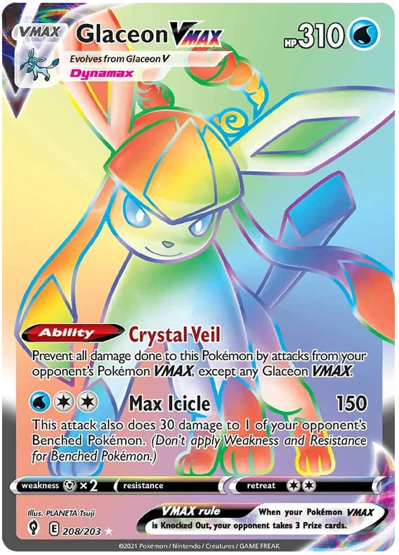 Glaceon VMAX - Evolving Skies #208