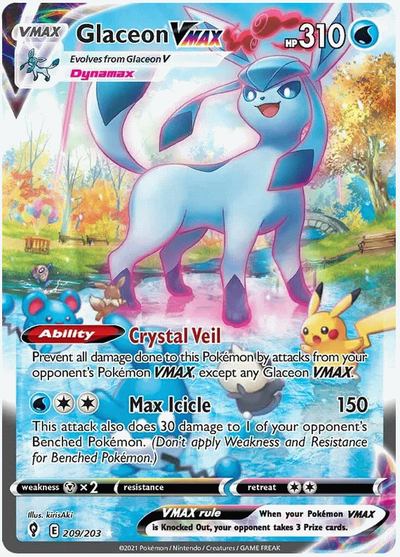 Glaceon VMAX - Evolving Skies #209