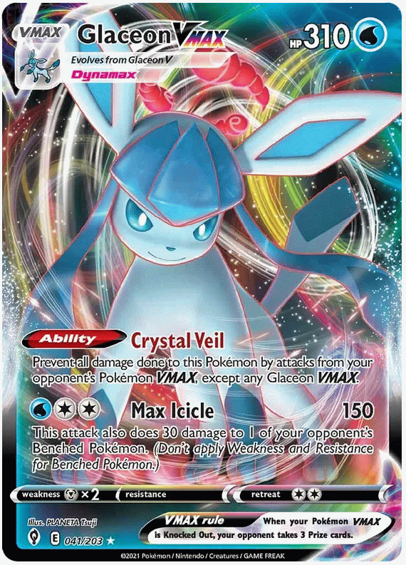 Glaceon VMAX - Evolving Skies #41