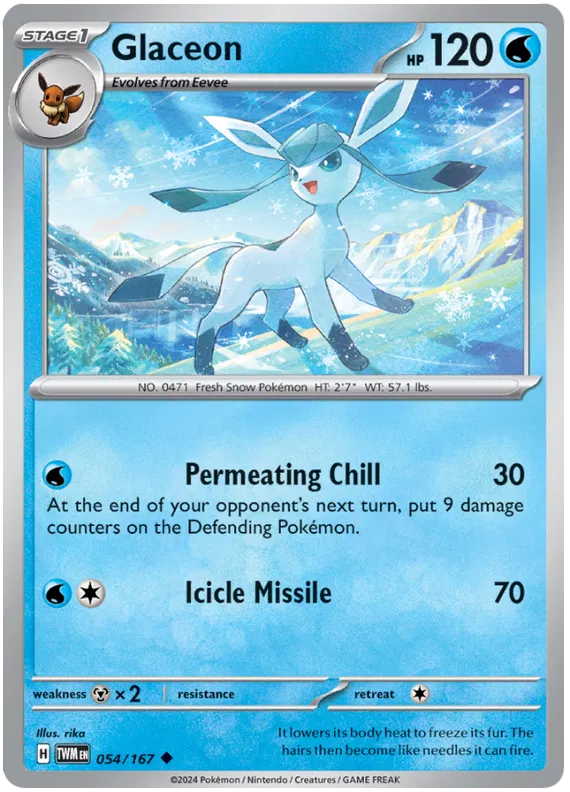 Glaceon - Crepuscolo Mascherato #54