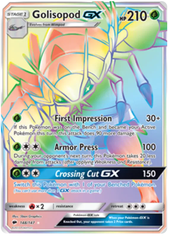 Golisopod GX - Burning Shadows #148