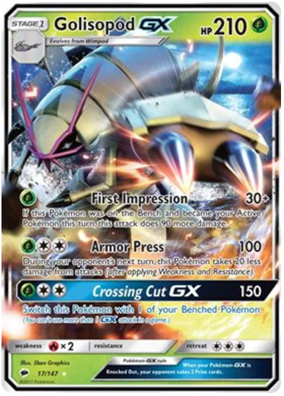 Golisopod GX - Burning Shadows #17