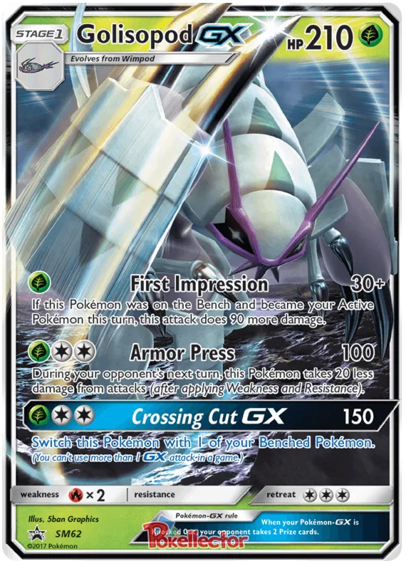 Golisopod GX - Sun & Moon Promos #62