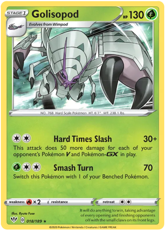 Golisopod - Darkness Ablaze #18