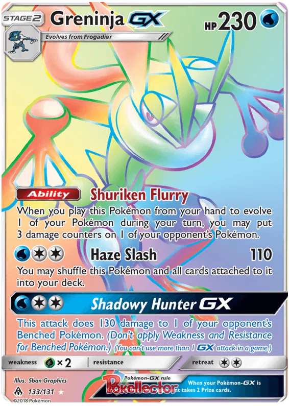 Greninja GX - Forbidden Light #133