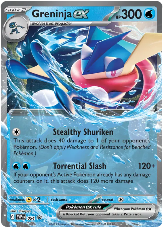 Greninja ex - Scarlatto & Violetto Promos #54